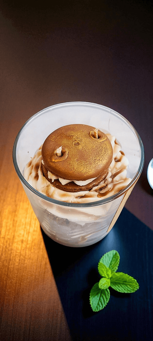 🥥 Bougie parfumée chantilly – Éclats de Noisette