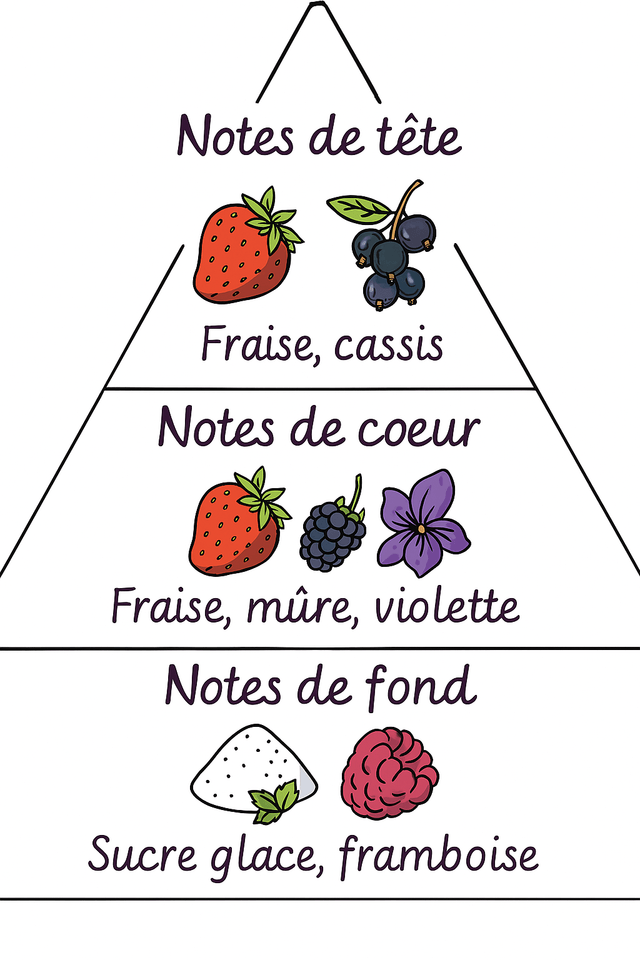🍓 Bougie parfumée chantilly – Fruits Rouges