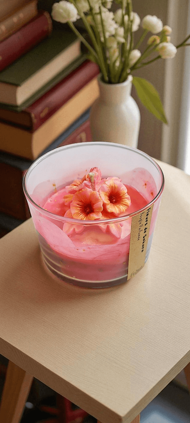 🌸 Bougie parfumée – Fleur de Sakura