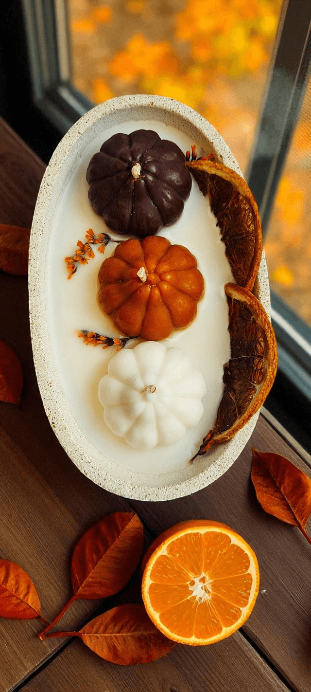 🍂 Composition Bougie Parfumée - Petit format