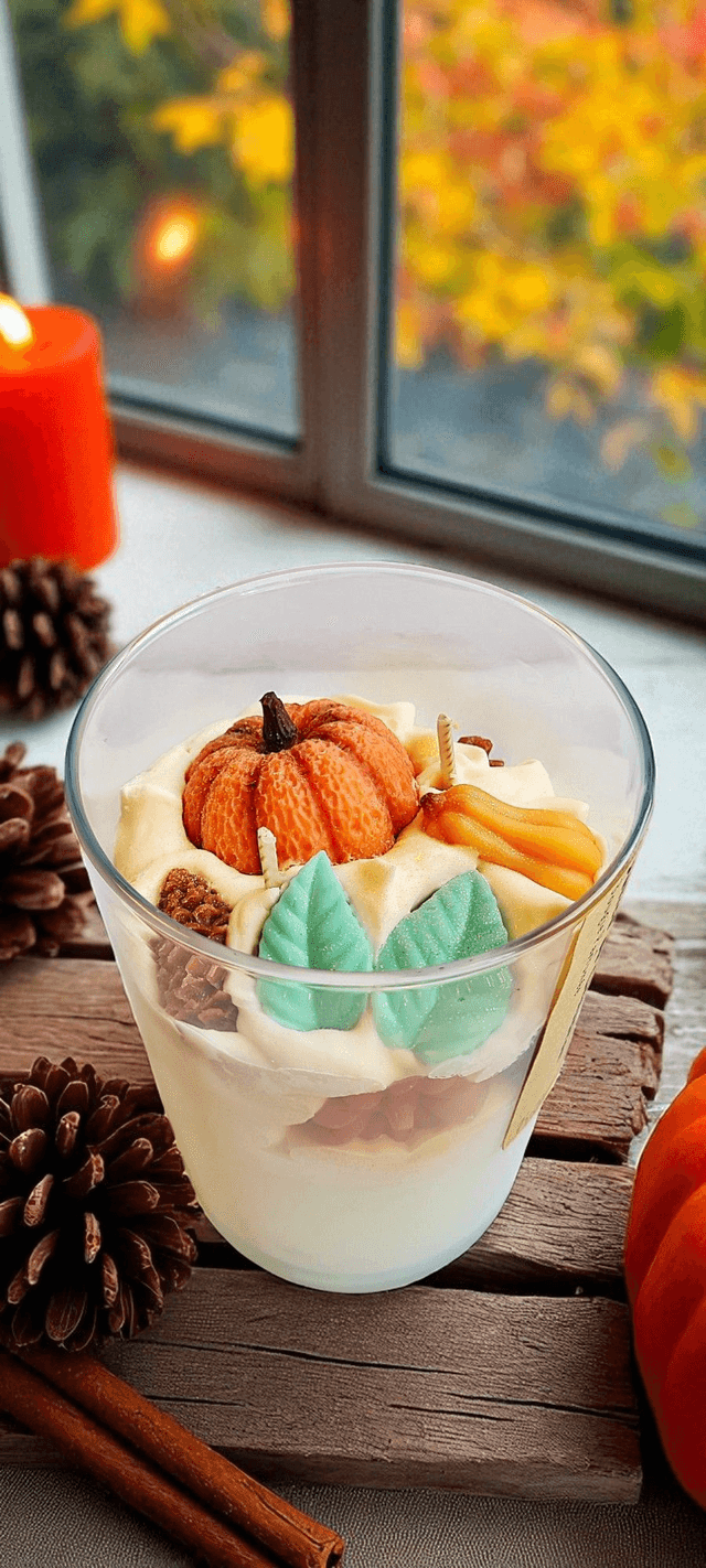 🎃 Bougie parfumée chantilly – Délice de Chaudron