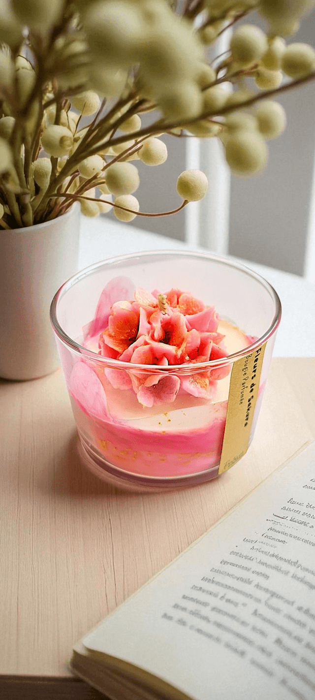 🌸 Bougie parfumée – Fleur de Sakura