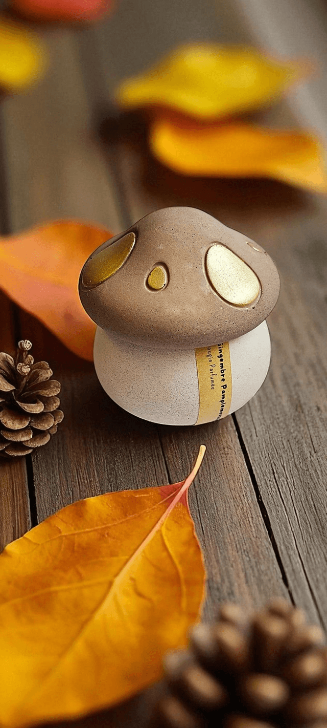 🍄Bougie Champignon – Gingembre Pamplemousse