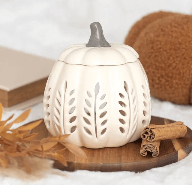 Citrouille ajourée blanche 🍂