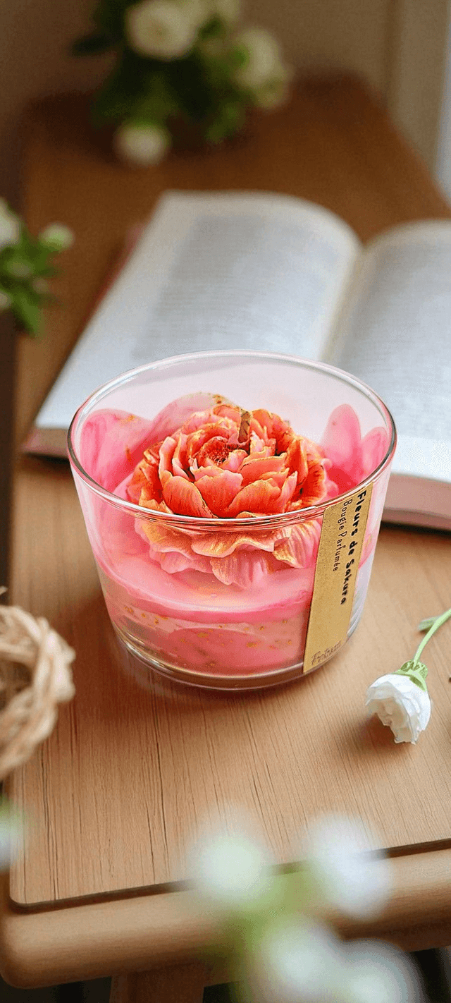 🌸 Bougie parfumée – Fleur de Sakura